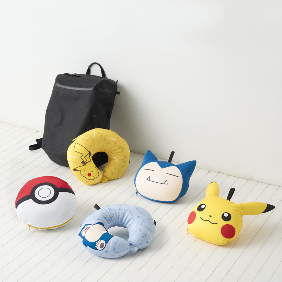 ポケモン モンスターボールにもカビゴンにもなる3WAYネックピロー