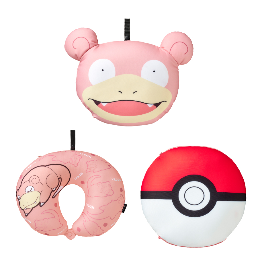 ポケモン モンスターボールにもヤドンにもなる3WAYネックピロー
