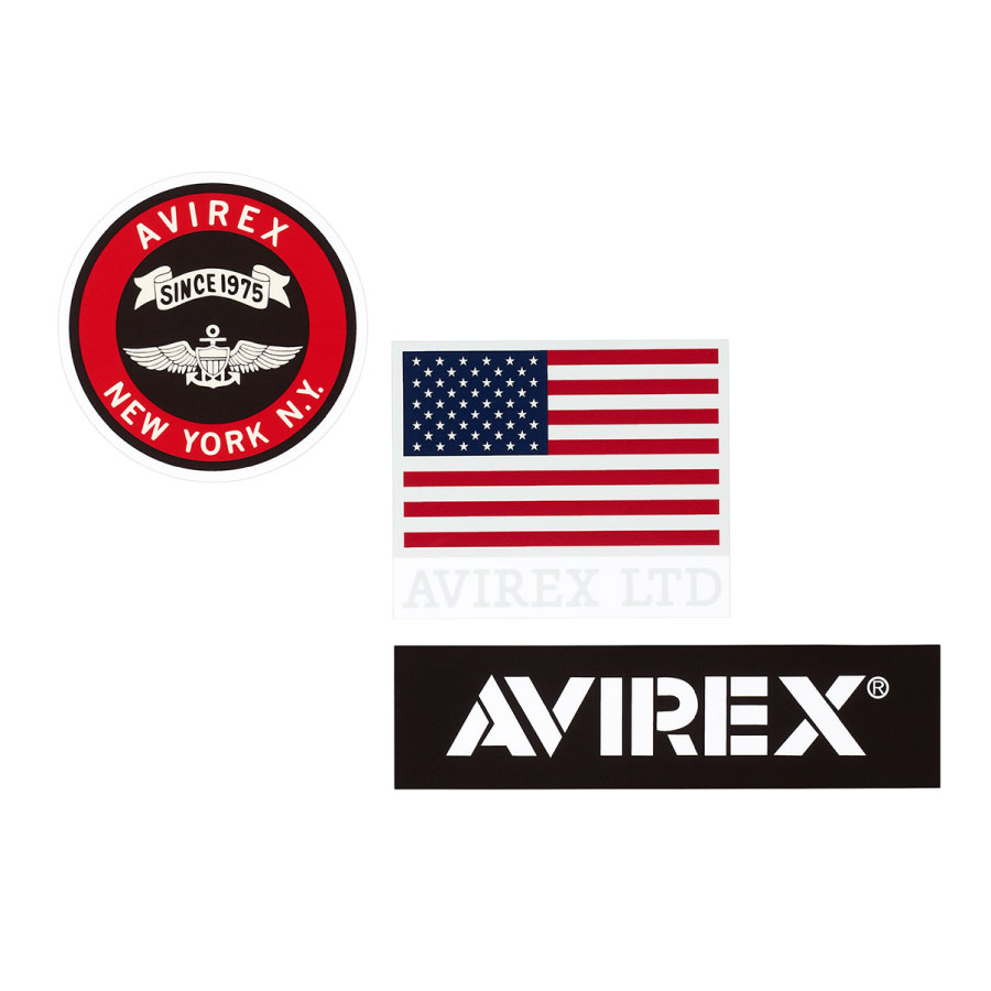 AVIREX(アビレックス) スーツケース ステッカー 3枚セット
