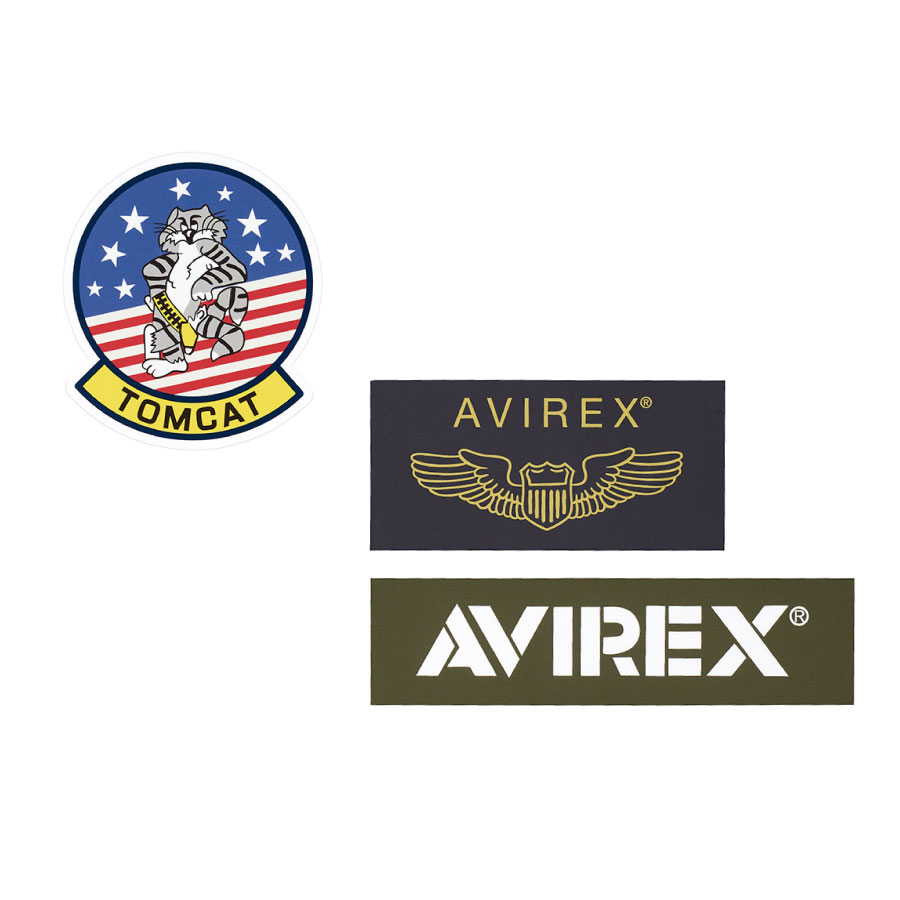 AVIREX(アビレックス) スーツケース ステッカー 3枚セット